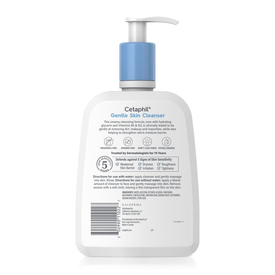 Cetaphil Gentle Skin Cleanser 237ml – Mild & Soothing Daily Cleanser (For All Skin Types)