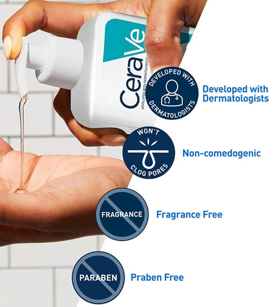 CeraVe Acne Control Cleanser 237ml – 2% Salicylic Acid Face Wash (USA)