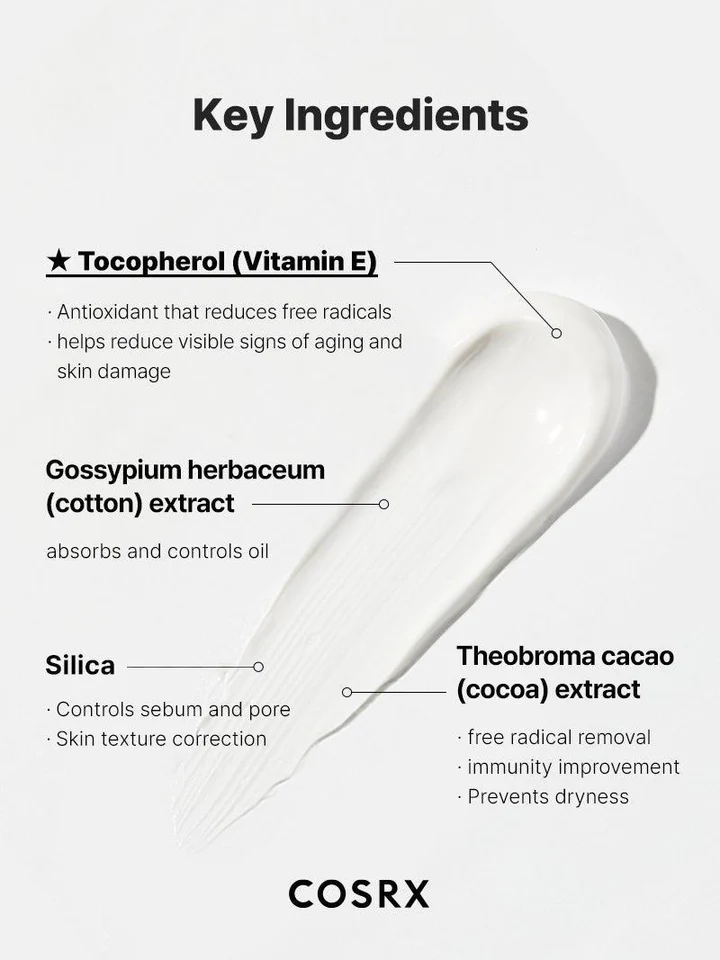 COSRX Vitamin E Vitalizing Sunscreen SPF50+ PA+++ – Broad Spectrum UV Protection (50ml)